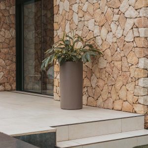 Macetero alto y redondo HORTENSIA 40 HIGH