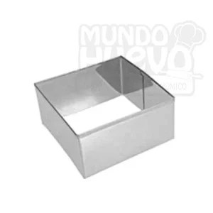 Timbal Cuadrado Acero MS 7 x 5 Cm