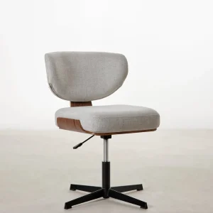 Silla de Escritorio de Tela y Madera Lexa