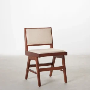 Silla de Comedor en Madera y Tapizada Matilde